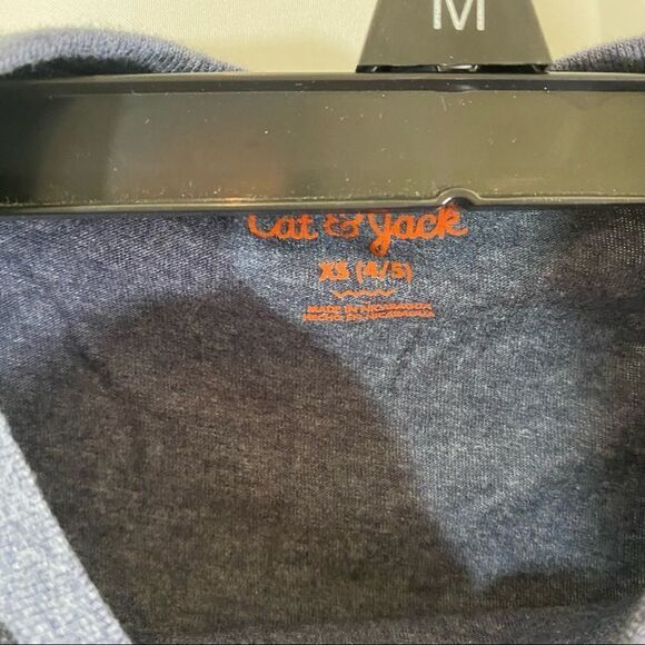 Cat & Jack Boys’ Bring the joy Christmas Long Sleeve Top - Picture 2 of 4